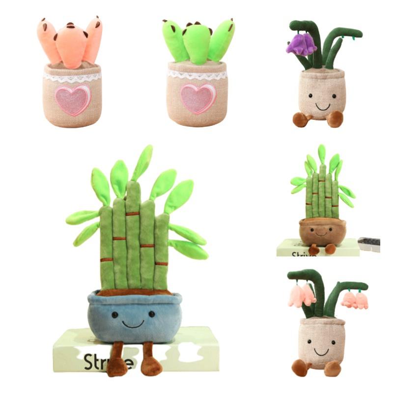 Creative Plant Pot With Cake Mushroom And Tulip Design