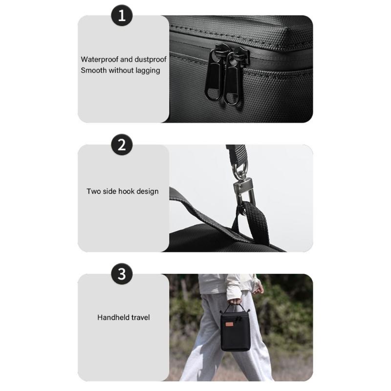 Universal UAV Battery Cold Insulation Heated Pouch Large Capacity EVA Organiser Bag 2-Compartment Safe Storage