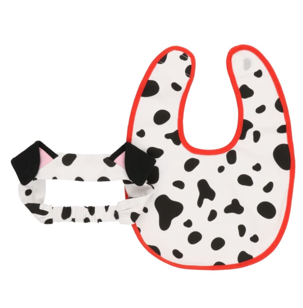 

Baby Bib with Tokyo Disney Resort Disney-chan (Dalmatian Design) Case, (TDR)