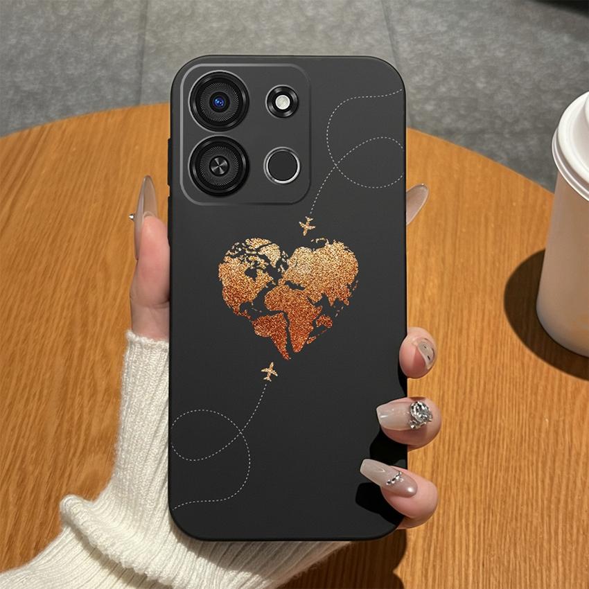 For Itel A05S A04 A60S A16 A33 Plus A56 A23 A58 A25 Pro A49 A35 A18 Phone Case Colorful Graffiti Matte Silicone Cover For Itel Anti Fingerprint Bumper
