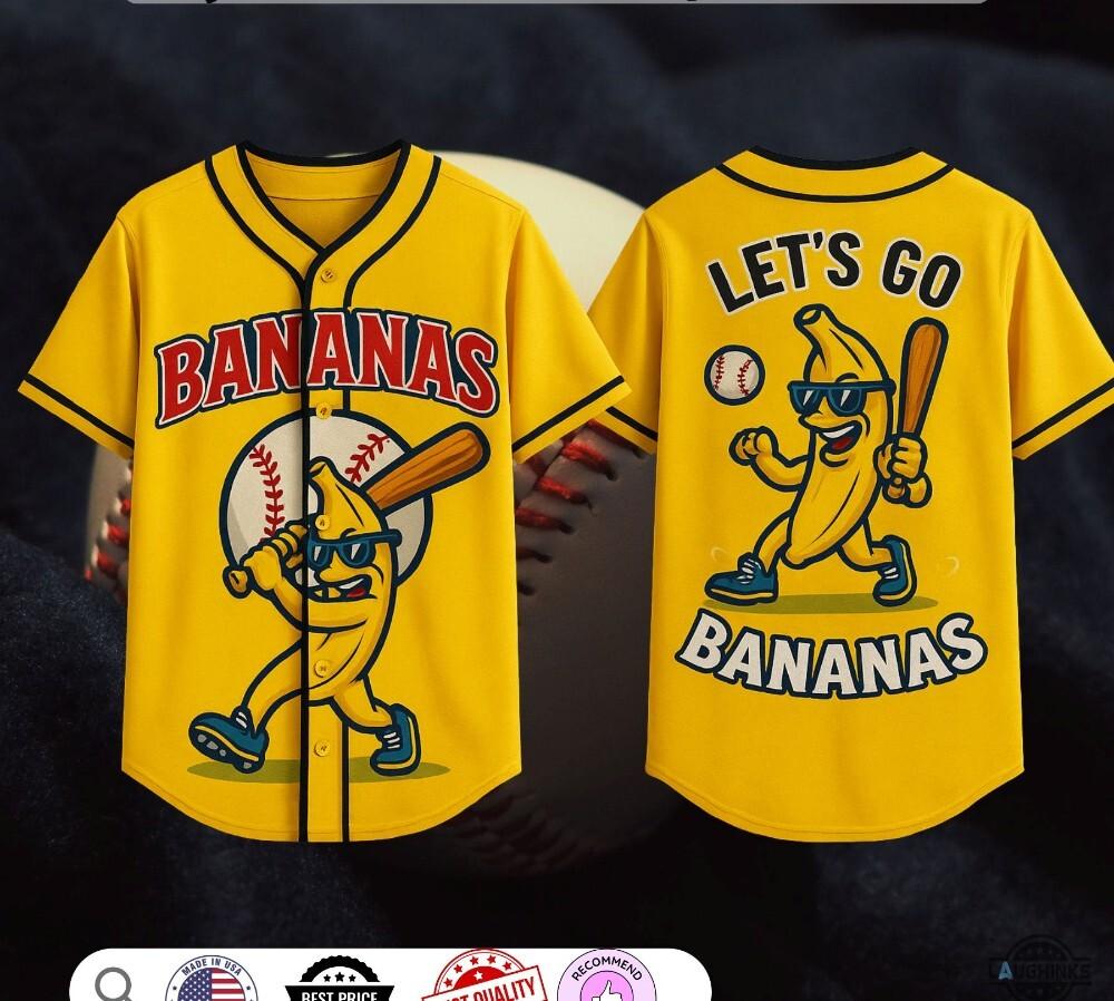 

New Savannah Bananas Baseball Jersey 3D shirt All size Shirt A476 XL
