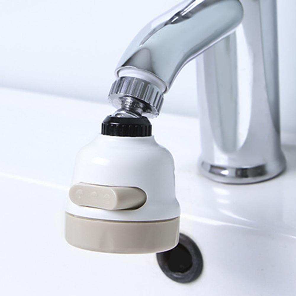 White Kitchen Water Saving Tap Extender Balcony Washing Basin Water Outlet Extension