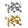 50Pcs Stainless Steel Round Covers Crimp End Beads Dia 3 4 5 mm Stopper Spacer Beads For DIY Jewelry Making Supplies Accessories