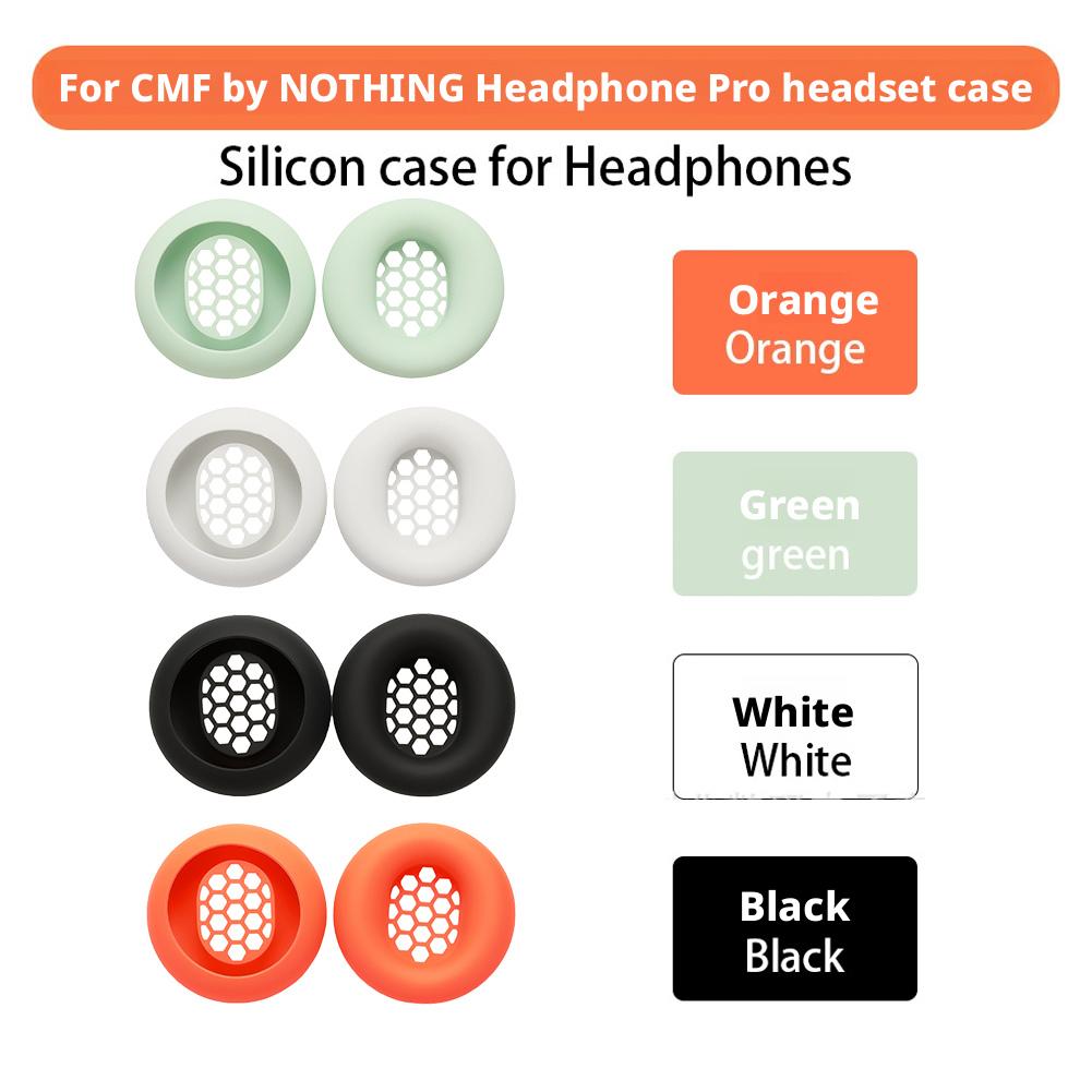 Pro CMF By Nothing HeadPhone Pro Kryt Originální Jednobarevný Tekutý Silikonový Obal Pro CMF By Nothing HeadPhone Pro Pouzdro na Telefon