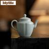 120ml Yaozhou Kiln Handmade Ceramic Teapot Boutique Tea Infuser Pot Tea Maker Kettle With Filter Teaware Accessories Decoration
