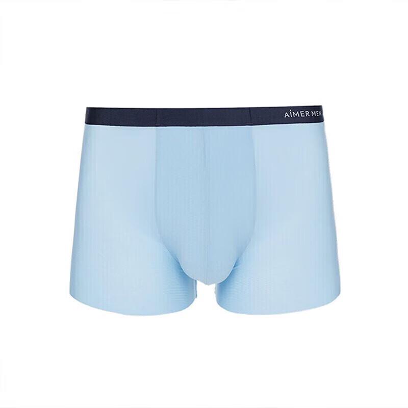Aimer Men's Ice Silk Quick-Dry Breathable Boxer Briefs 3-Pack
