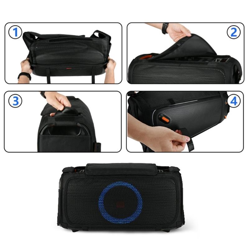 Protective Dust Case With Nylon Interior for Speakers Mesh Sleeve Scratch Resistant Bag Replacement Storage Case Cover