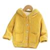Suéter Tricotado Casaco de Inverno Roupa Infantil Bebê Forrado com Lã