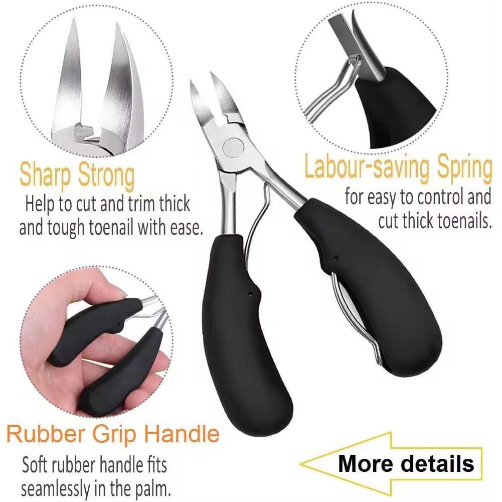 Professional Hawkbill Nail Clippers Thick Nail Dead Skin Remover Super Sharp Curved Blade Nail Tools Paronychia Cutter Foot Care