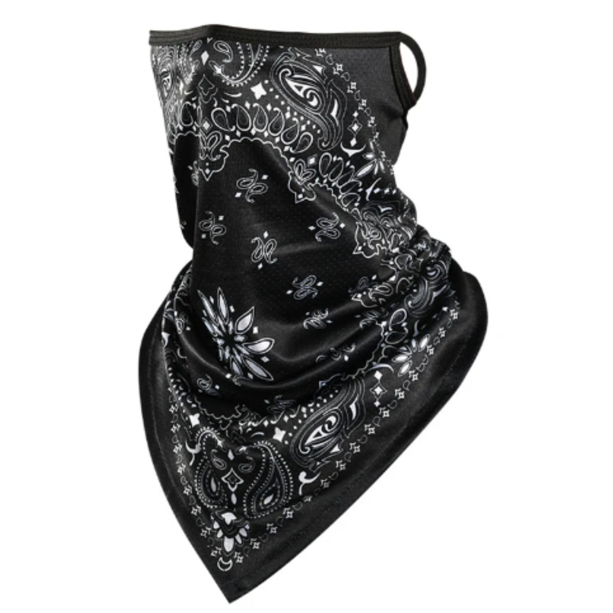 

Sunday Skull Club Motorcycle Face , Neck Cover, Gaiter, For All Seasons, Ear Hook, Free size чёрный