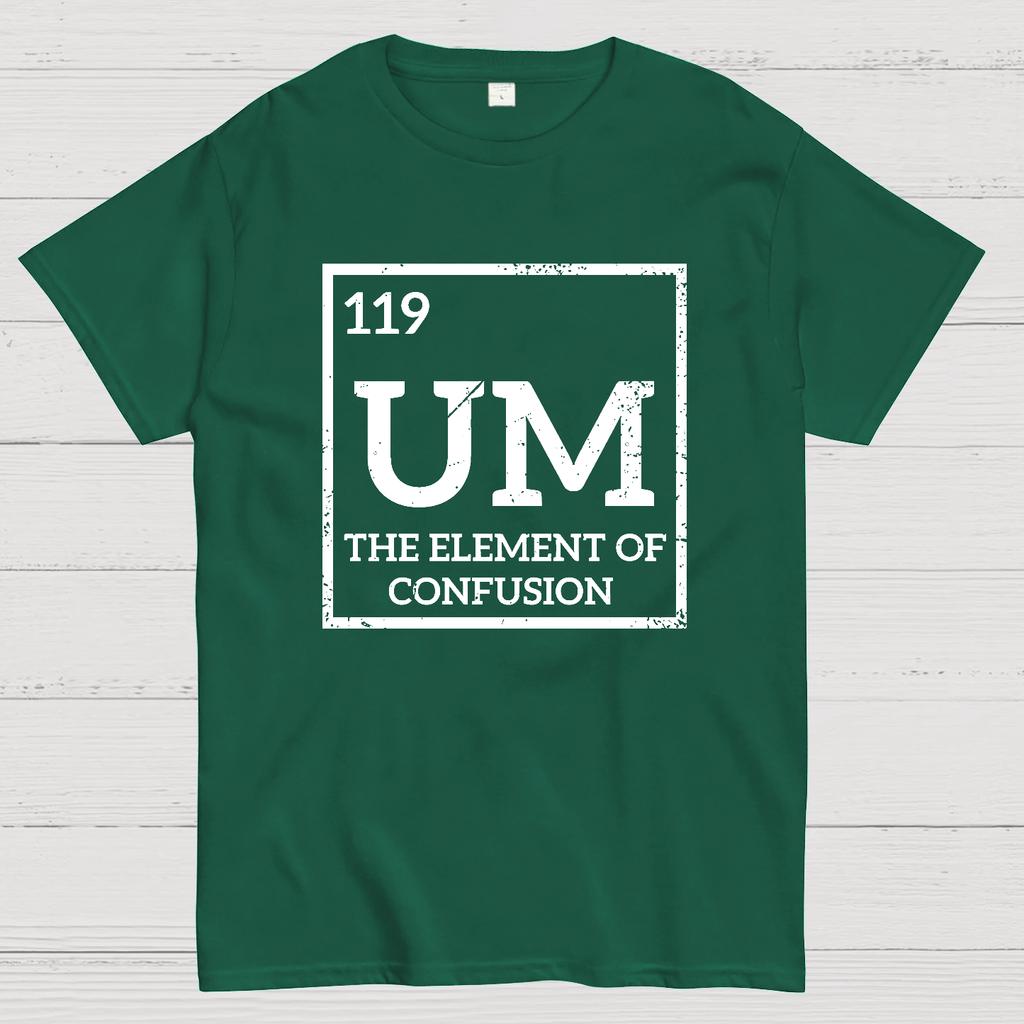 Um The Element Of Confusion Cotton Summer Casual Cool Loose T-Shirt