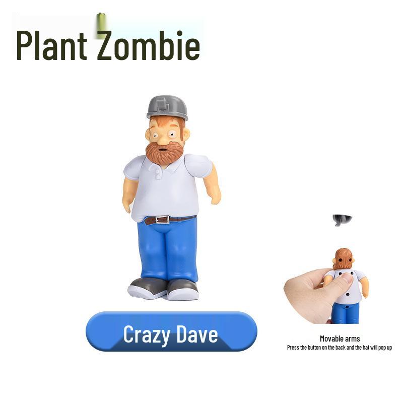 Plants vs. Zombies Toy Set: Machine Bug, Football Gun, Pea Pod, Carnivorous Plant Models