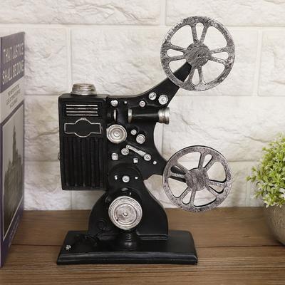 Vintage Movie Projector Model Figurine Accessories Home Decor   Delicate Performance High Quality Nostalgic Gift for Living Room, Shop, Bar,