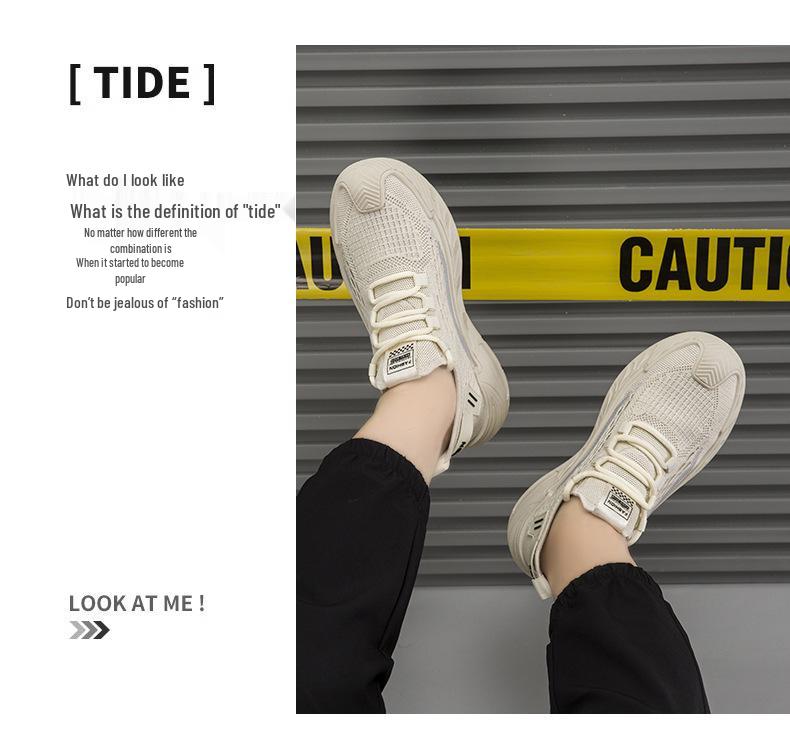 Men's Plus Size Minimalist Casual Sneakers – Trendy, Breathable, and Lightweight Running Shoes