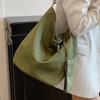 2025 New Lazy Wind Pleated Shoulder Strap Bag Women Ins Niche Large-capacity Casual Versatile Shoulder Messenger Bag