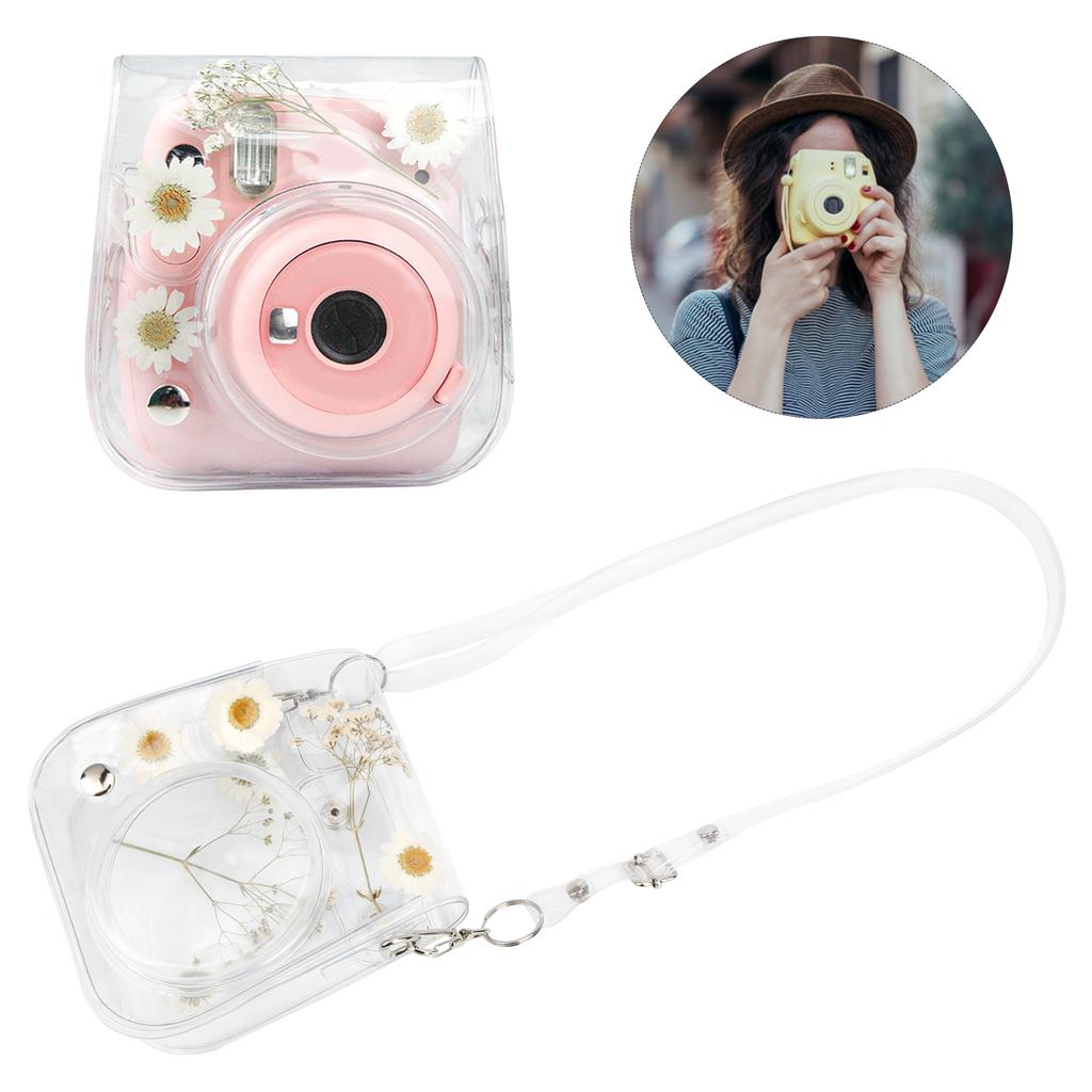 PVC Camera Protective Case Cover Storage Shoulder Bag for Instant Camera Mini11 9 8