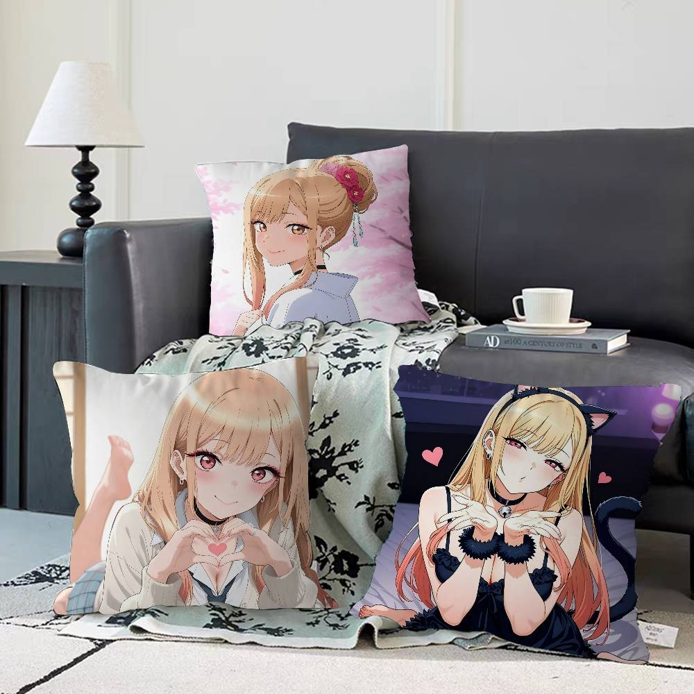 Marin Kitagawa Cushion Cover Decorative Pillow Sofa Home Decor Case Pillow Cases