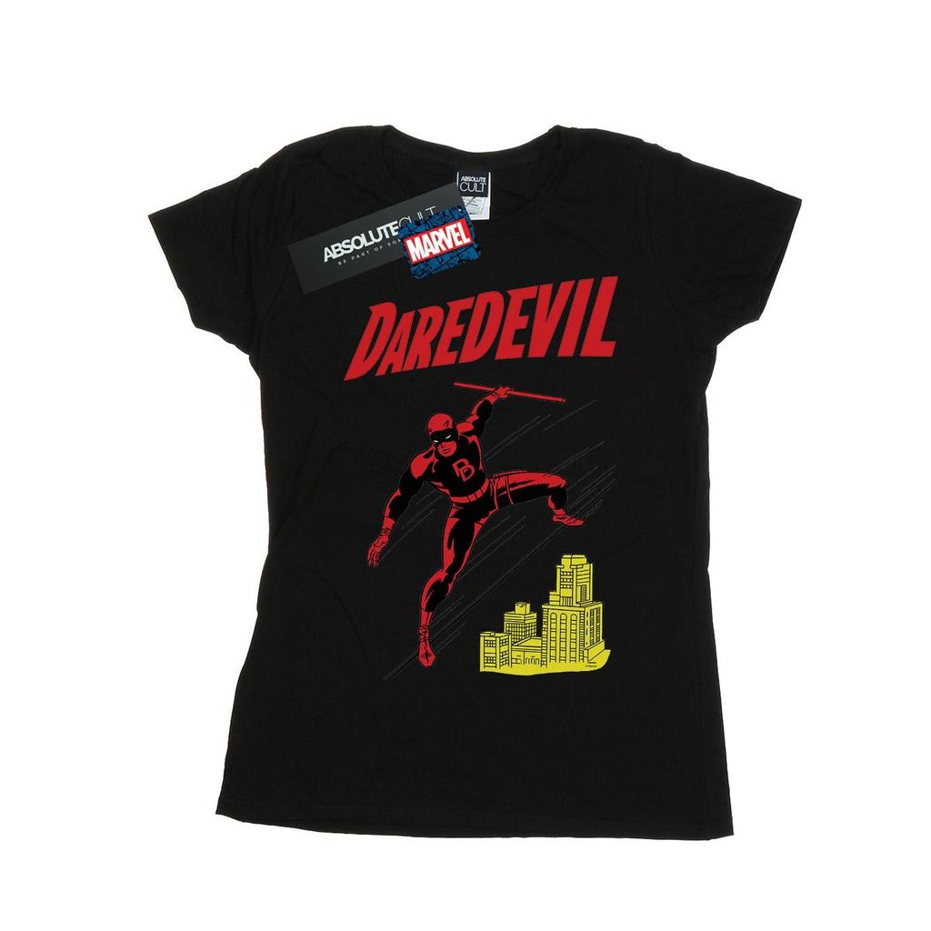 Marvel Womens/Ladies Daredevil Rooftop Cotton T-Shirt