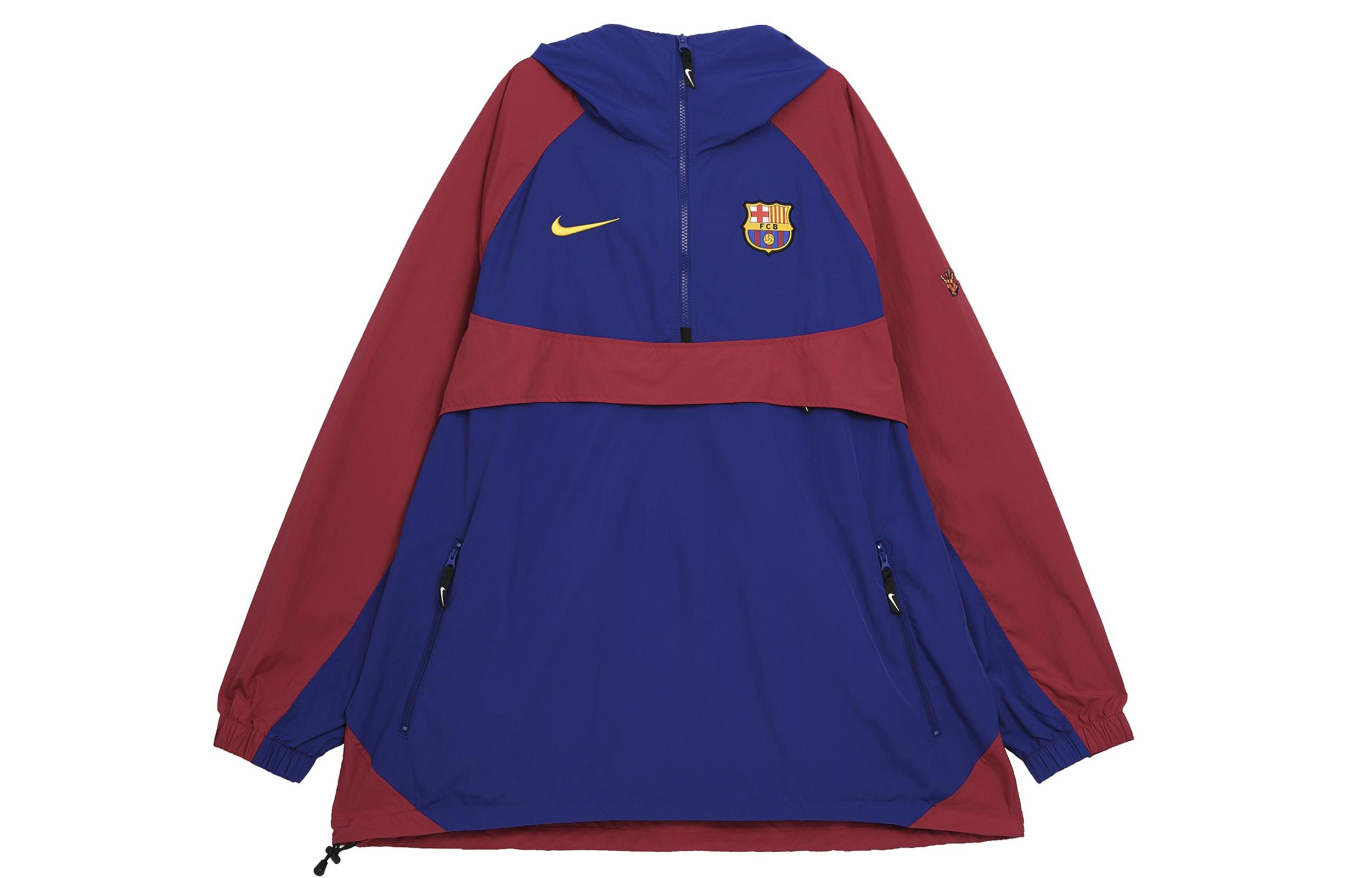Толстовки Nike Мужские Красный Синий Мультиколор С капюшоном Средняя CW2934-455 XXL