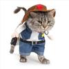 Funny Cosplay Pet Dog Cat Costume Magic Cape Christmas Puppy Jumpsuit Coat Octopus Pumpkin Hat Halloween Costume Jumpsuit