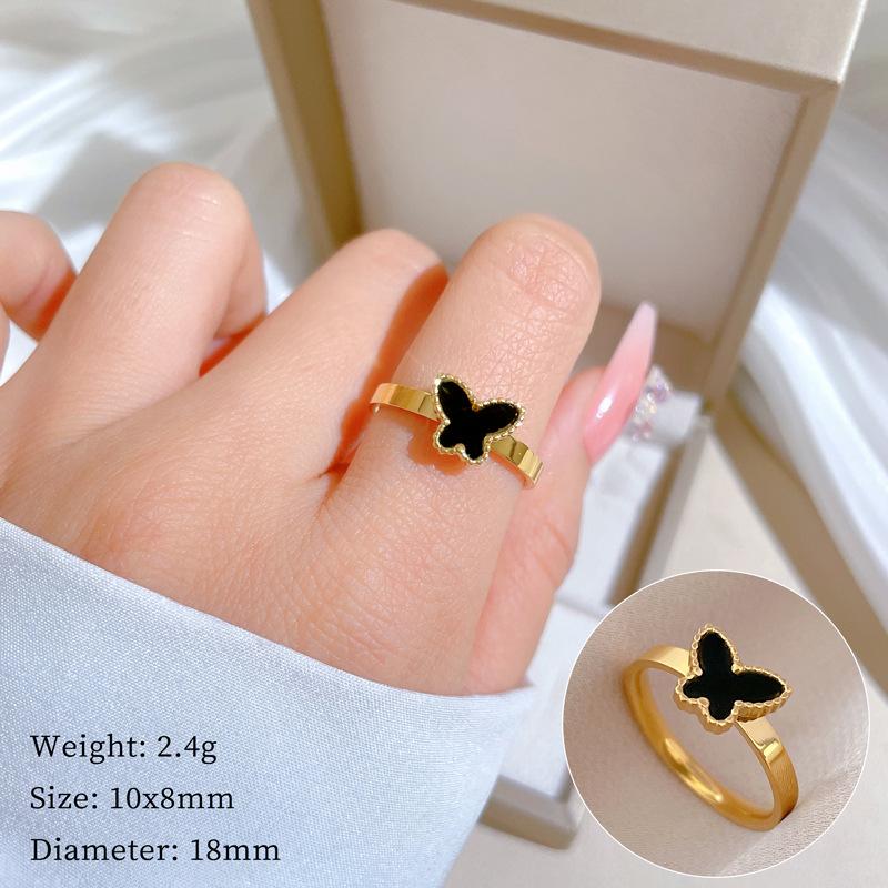 Cold Wind Minimalist Wind Bouncing Ring Men'S And Women'S Tide Personality Simple Index Finger Ring