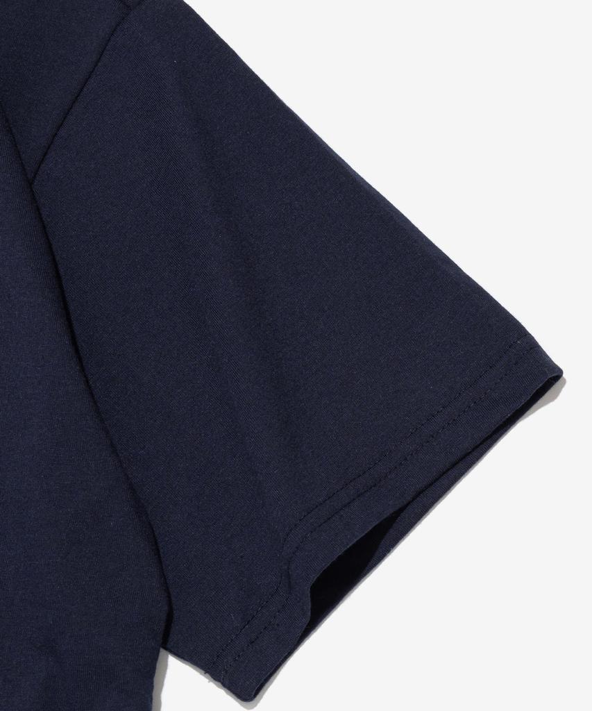 ANALOG MOOD Classic Bookstore Short Sleeve T-Shirt (Navy)
