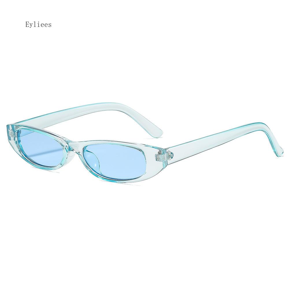 Women Vintage Simple Small Sunglasses Men Outdoor Travel Sun Glasses Luxury Designer Cat Eye Shades UV400 Mirror