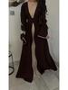 Pure Beauty Bow Long Robe Dress Abaya - Loriya 2025, Europe, America & Middle East Style, Model LR962