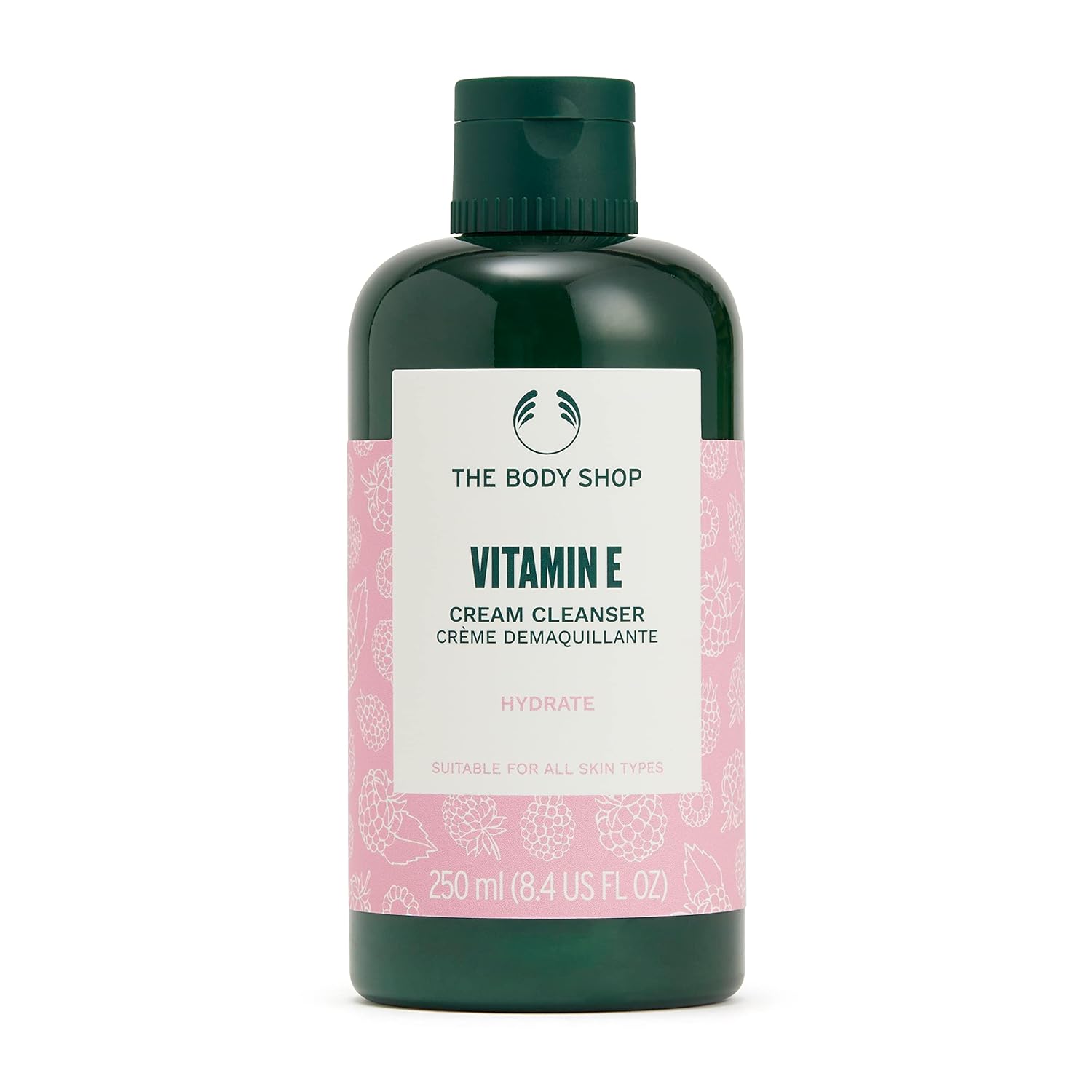 

The Body Shop Vitamin E Cream Cleanser 250ML Pack for All Skin Types Removes Makeup & Impurities