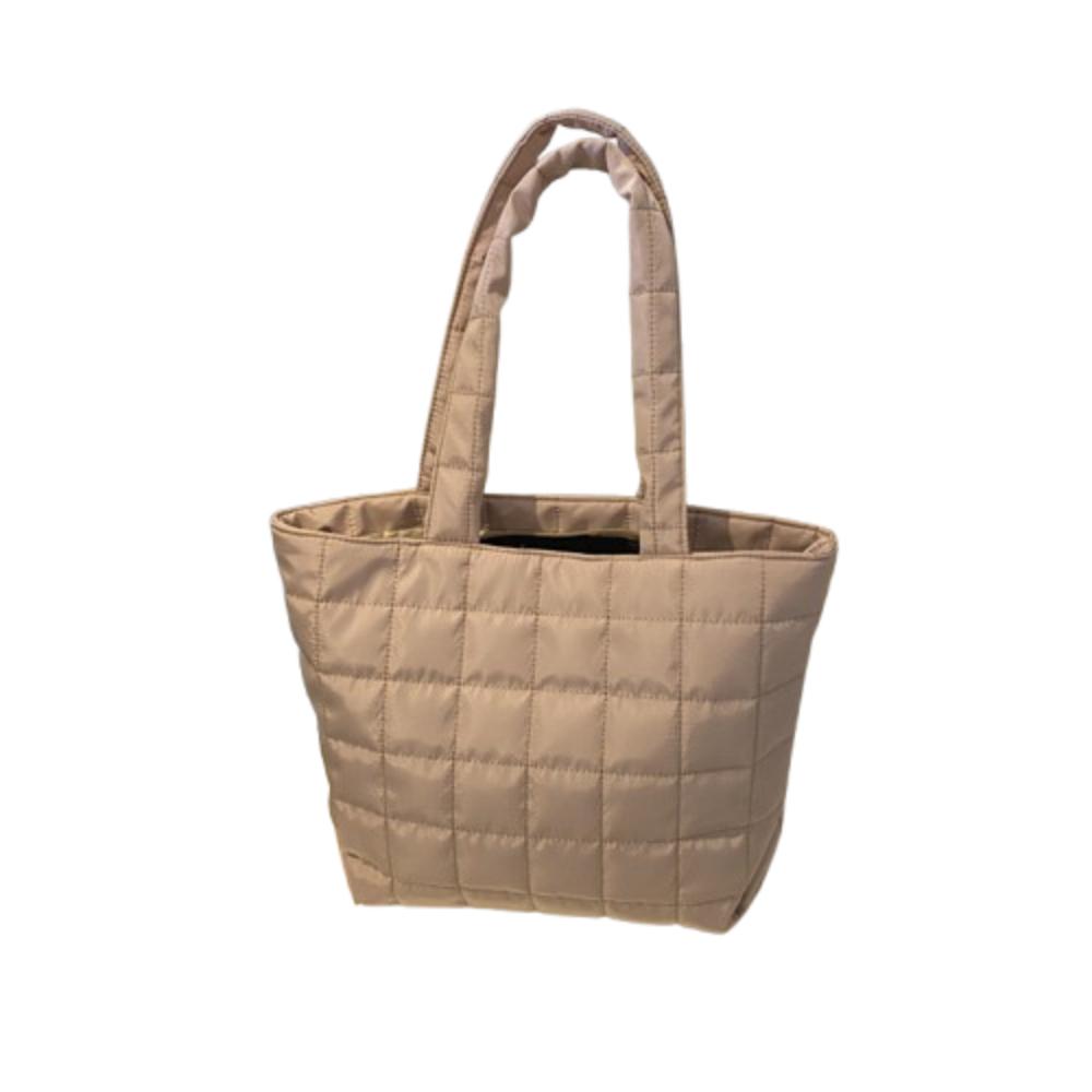 

Lattice Pattern Women s Shoulder Bag Solid Color Quilted Shopper Bag Casual Tote Bags Lady хаки