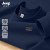 JEEP SPIRIT Men's Round Neck Sporty Sweatshirt