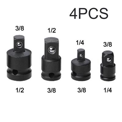4 Stück 1/4 3/8 1/2 Ratsche Steckschlüssel Adapter Schlüssel Set Konverter Antrieb Reduzierstück Elektrophorese Prozess Schwärzen Werkzeuge