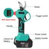 128VF Cordless Electric Pruner Pruning Shear Efficient Fruit Tree Bonsai Pruning Branches Cutter Landscaping