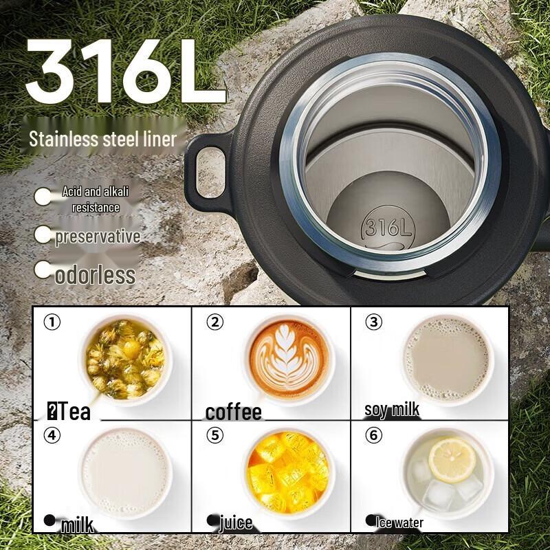 WUSIWU Travel Insulated Kettle