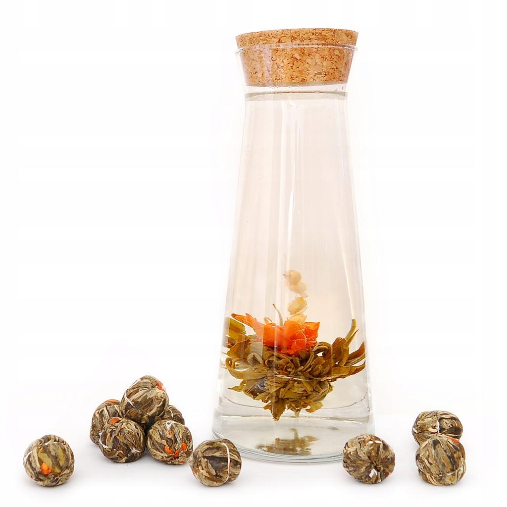 Flowering Tea Set for a Gift BLOOMING CHOCOLATE BOX 18 Different Teas