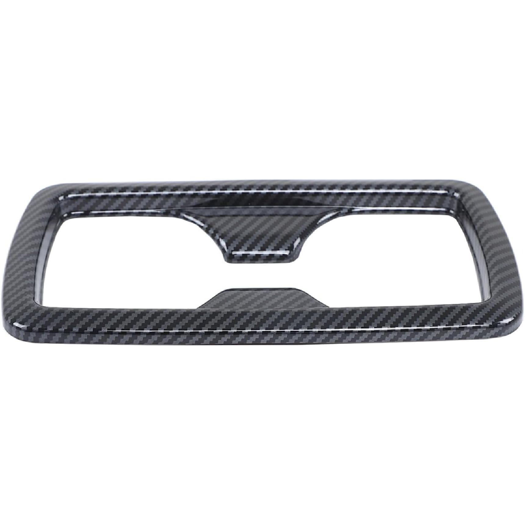 

PIUGILH Inner Rear Cup Holder Trim Cover Panel Compatible with Toyota Grand Highlander 2024 2025 Interior Accessories, Carbon Fiber Color