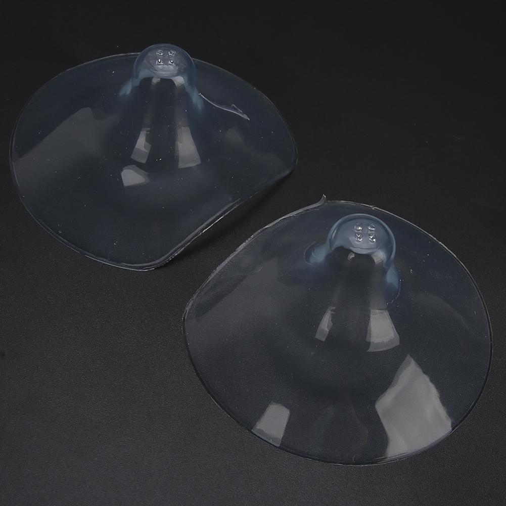 2 Stück Brustwarzenhütchen Silikon Brustwarzenschutz Baby Füttern Stillen Brustwarzenhütchen