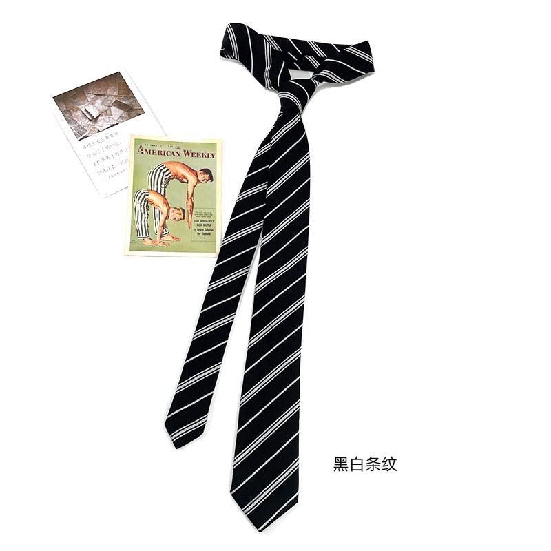 Korean version casual necktie fashion retro plaid men and women neck tie classic tie