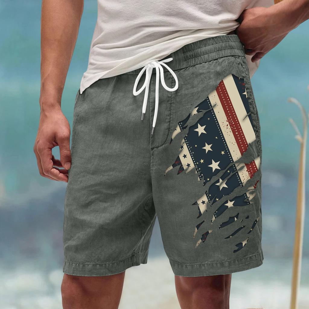 Pantalones Deportivos Holgados Casuales de Verano para Hombre Pantalones Cortos de Playa Grandes