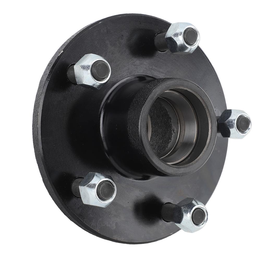 Zestaw piasty idler przyczepy z 5 śrubami z uszczelnieniami smarowymi, kapslami i gumowym korkiem do osi 3500 funtów