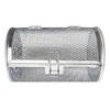 Rotating Grill Cage Stainless Steel 360 Degrees Rotating BBQ Cage Dishwasher Safe Rolling Grill Basket for Chicken Wing Vegetable Fish Even Grilling