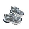 Zhao Ruth Has the Same Thick-soled Fashion Dad Shoes for Women's 2025 Autumn New Versatile Casual Silver-gray Casual Sports Shoes