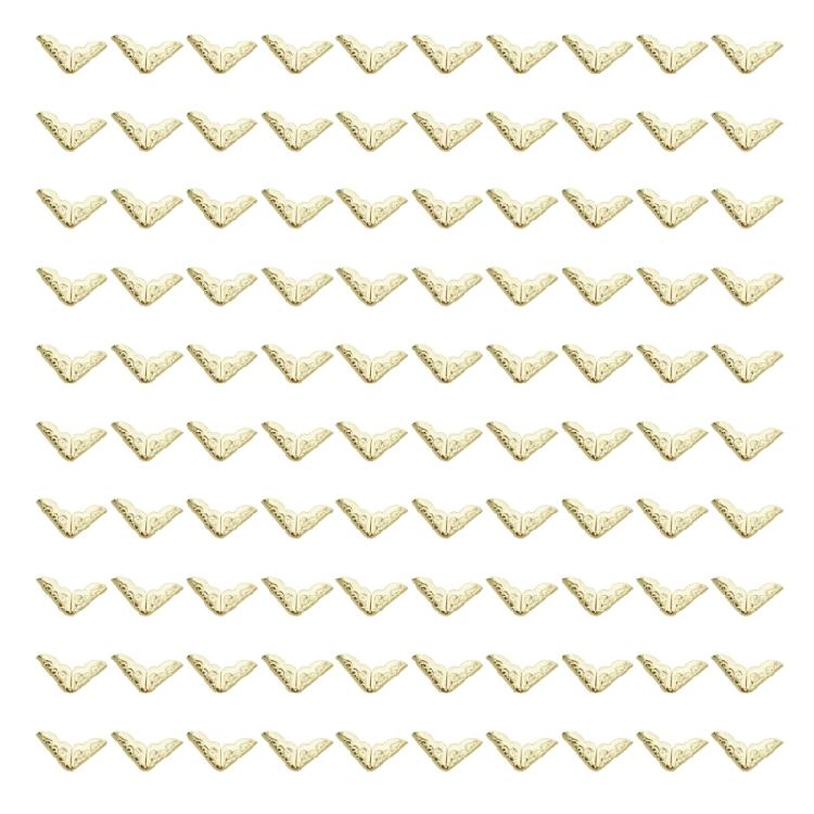 100 ks rohů pro album Starožitné chrániče rohů alba Pro svatební fotoalba Deníky Scrapbooky