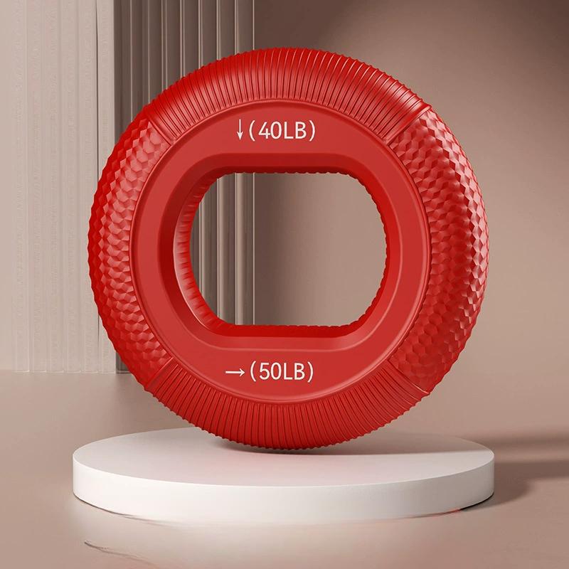 Double Strength Grip Exerciser Hands Rehabilitation Training Silicone Grip Ring Enhance Wrist Strength
