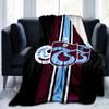 Coperta con Stemma Trabzonspor Adatta per Divani, Letti, Uffici e Campeggio - Regalo Perfetto per Halloween Natale