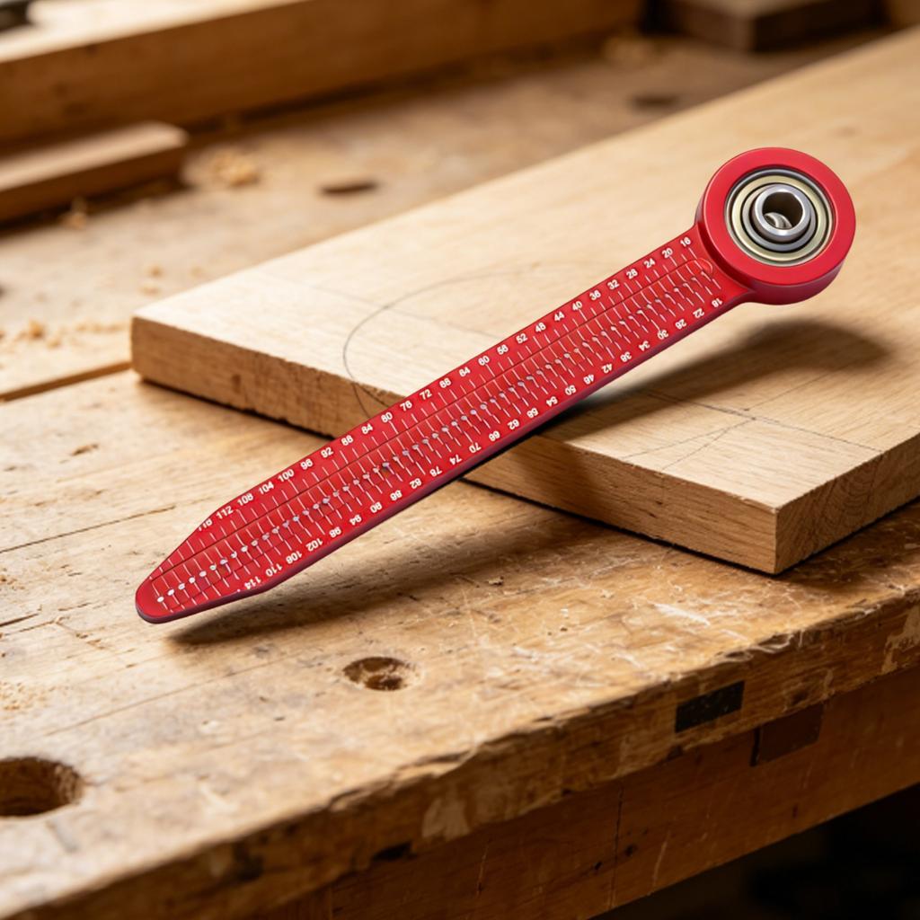 360 Degree Rotating Circular Drawing Tool 2 In 1 360 Degree Round Marking Gauge Multi-Purpose for Engineering Carpentry Design