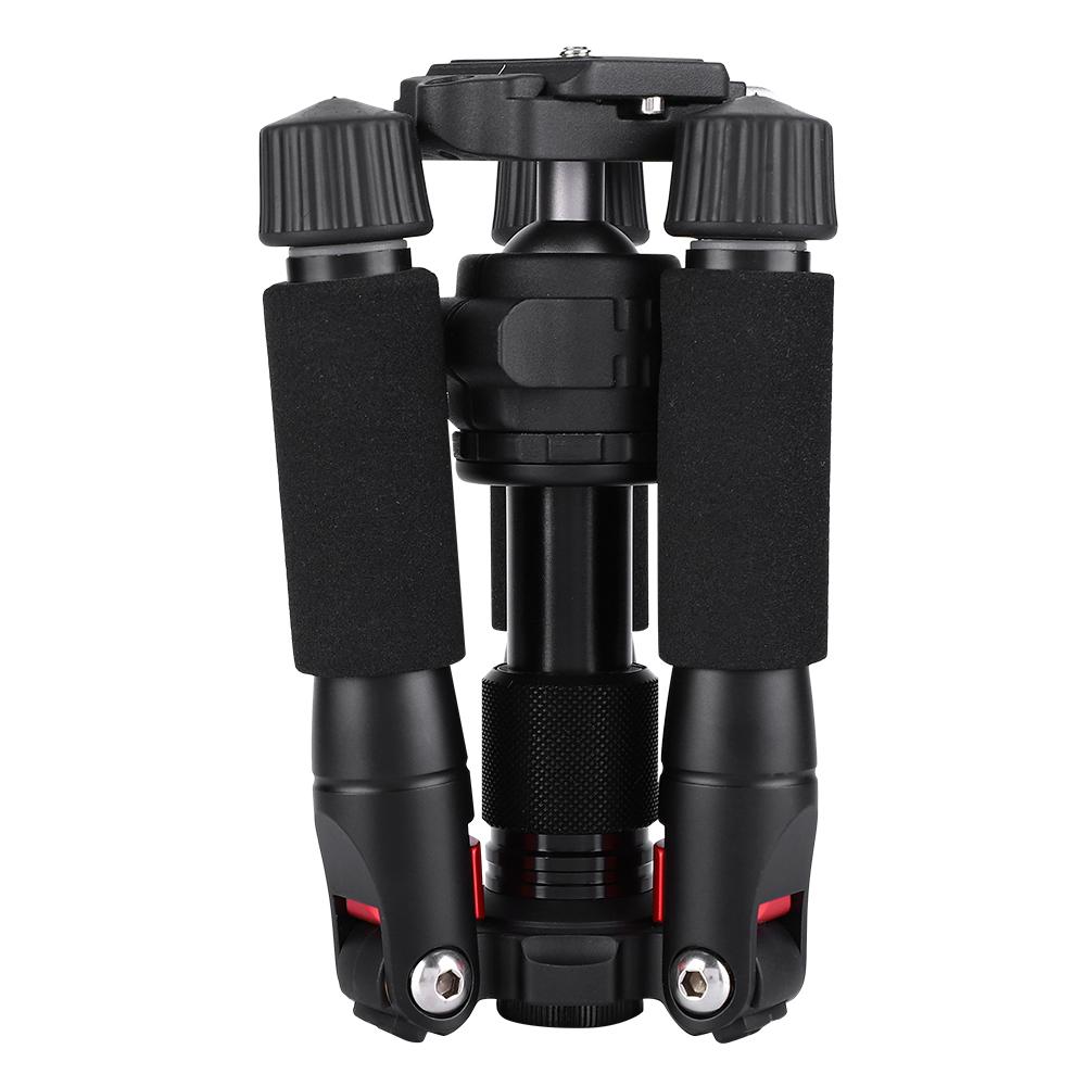 K521 Mini Portable Desktop Extendable Tripod for DSLR Mirrorless Camera Red