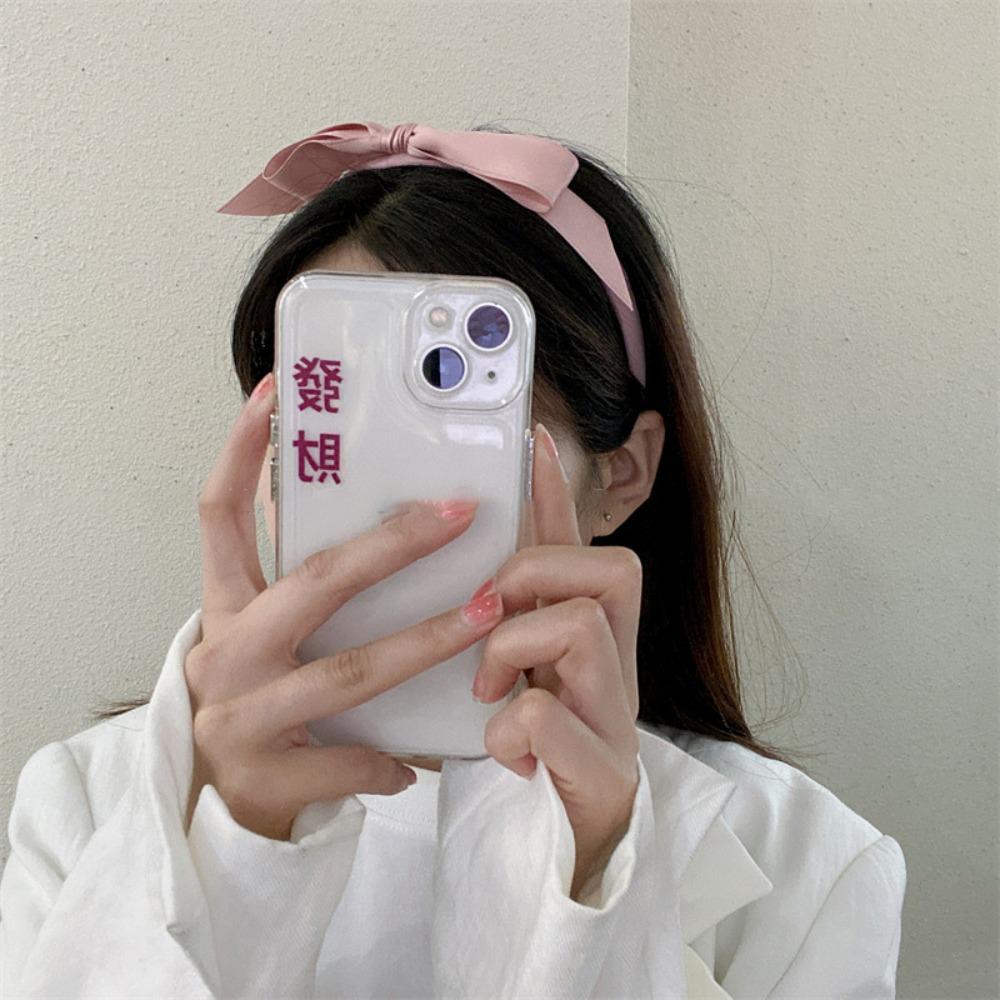 

Cloth Bow Knot Headband Solid Color Solid Color Headband Cute Hair Accessories