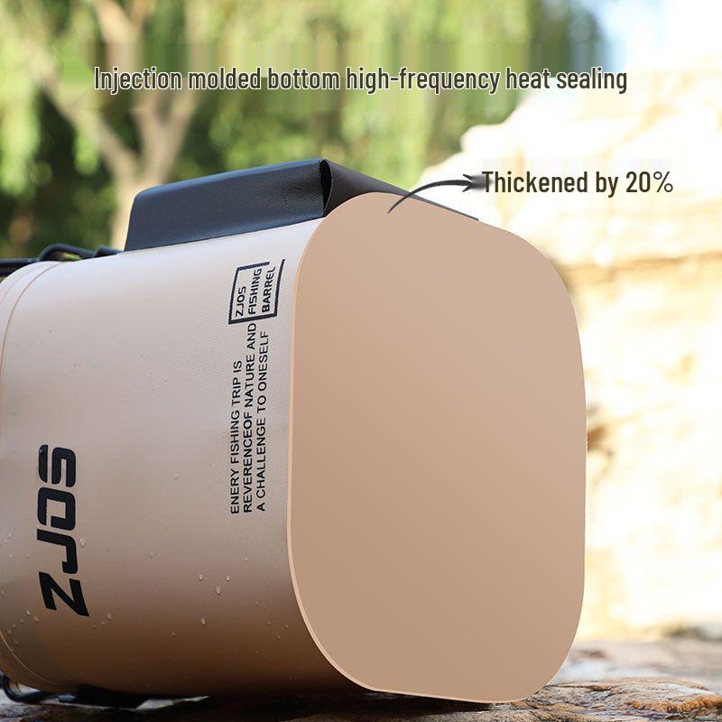 Foldable Multi-Functional Water Bucket: Portable, Wear-Resistant Fishing & Car Wash Utility