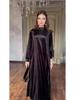2023 Autumn Plus Size Women's Pleated Dress with Belt